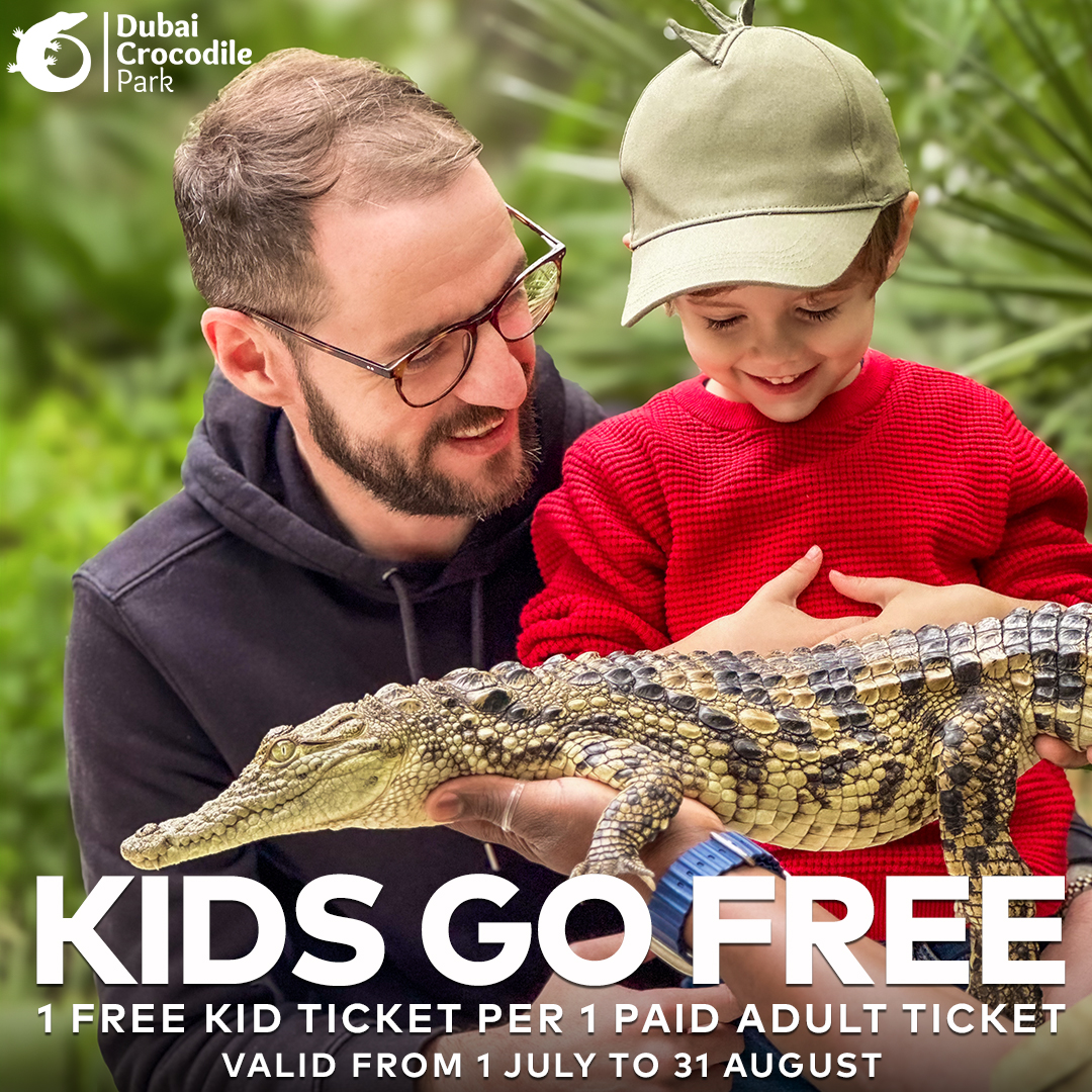 Kids Go Free From July 1 To August 31 Dubai Crocodile Park kids-go-free-from-july-1-to-august-31-dubai-crocodile-park